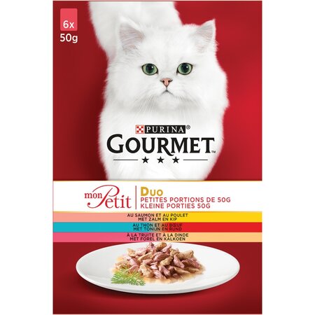 GOURMET Gourmet Mon Petit Duo Vis/Vlees