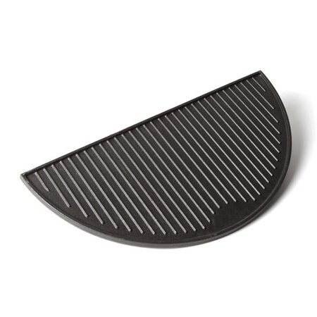 Half moon plaat gietijzer XL - 49 x 24,5 cm