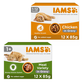 Iams pouch 12 pack