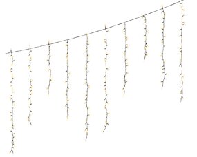 Icicle compact L3,75m 8 functie twinkel warm wit effect LED - afbeelding 2