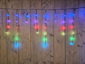 Ijspegelverlichting Draad LED Multi 500x60 cm