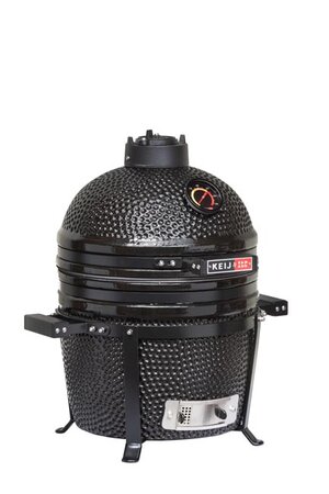 Keij Kamado Pro Compact - 15 inch Black - afbeelding 3