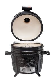Keij Kamado Pro Compact - 15 inch Black - afbeelding 4