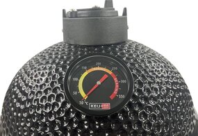 Keij Kamado Pro Compact - 15 inch Black - afbeelding 6