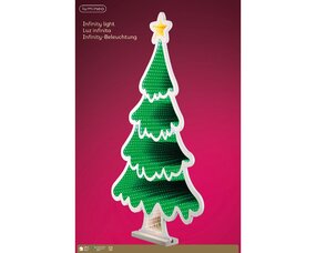 Kerstboom Infinity light L43 B63 H60cm koel wit/multi - afbeelding 3