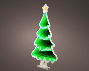 Kerstboom Infinity light L43 B63 H60cm koel wit/multi - afbeelding 2