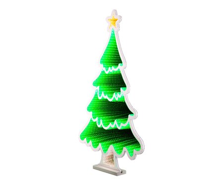 Kerstboom Infinity light L43 B63 H60cm koel wit/multi - afbeelding 3