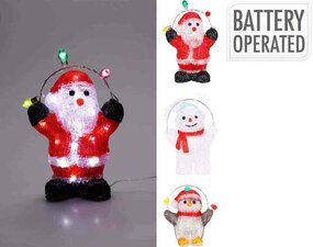 Kerstfiguur acryl 20CM - afbeelding 4