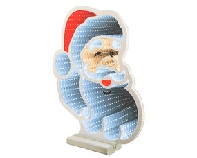 Kerstman Infinity light L32,8 B40 H40cm koel wit/multi - afbeelding 2
