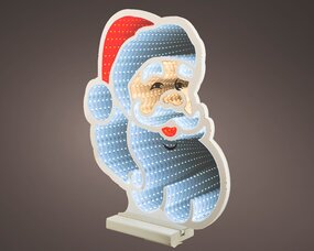 Kerstman Infinity light L32,8 B40 H40cm koel wit/multi - afbeelding 3