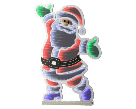 Kerstman Infinity light L83 B120 H120cm koel wit/multi - afbeelding 2