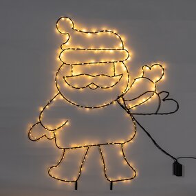 Kerstman Zwaaiend Classic Warm LED H60 B50 cm - afbeelding 2