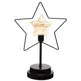 KERSTSTER IN FRAME OP STANDAARD