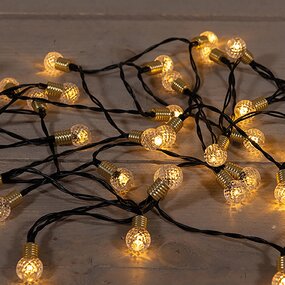 Snoerverlichting vintage LED Warm wit 10m - afbeelding 3