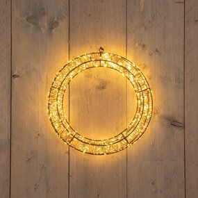 Krans Zwart Classic Warm LED ø36 D5 cm - afbeelding 2