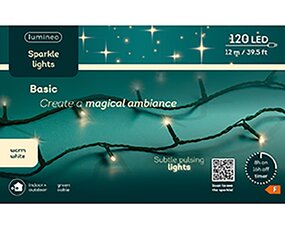 Sparkle LED lights Warm wit (12m) - afbeelding 5