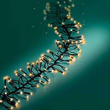 Cluster LED lights Warm wit / Klassiek warm (14m) - afbeelding 4