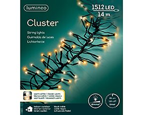 Cluster LED lights Warm wit / Klassiek warm (14m) - afbeelding 6