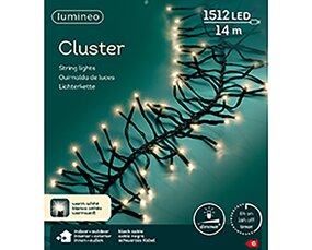 Cluster LED lights Warm wit (14m) - afbeelding 6