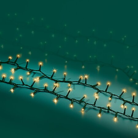 Sparkle compact LED lights Soft gold (18m) - afbeelding 4