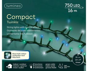LED compact lights 8 functie twinkel effect buiten - afbeelding 3