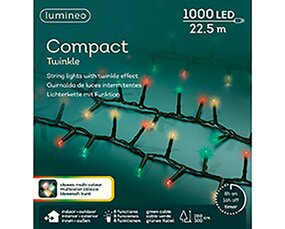 Twinkel compact LED lights Multi (22,5m) - afbeelding 6
