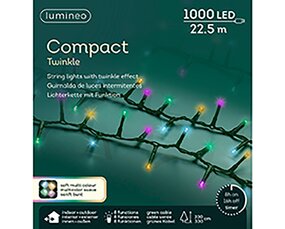 Twinkel compact LED lights Soft Multi (22,5m) - afbeelding 6