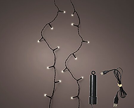 Twinkle LED oplaadbaar Warm wit (3,7m) - afbeelding 2