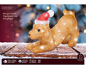 Hond Acryl lights Bruin - afbeelding 2