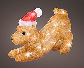 Hond Acryl lights Bruin - afbeelding 3