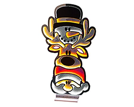 Infinity lights Santa,snowman en hert - afbeelding 1