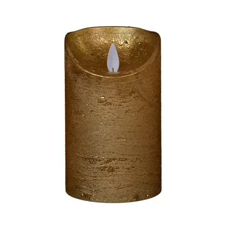 WAX RUSTIEK BEWEGENDE VLAM 7,5X12,5CM 3XAAA/TIMER