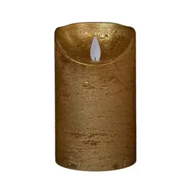 WAX RUSTIEK BEWEGENDE VLAM 7,5X12,5CM 3XAAA/TIMER