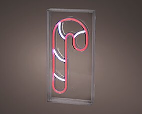 Zuurstok Neonverlichting Rood / Wit - afbeelding 3