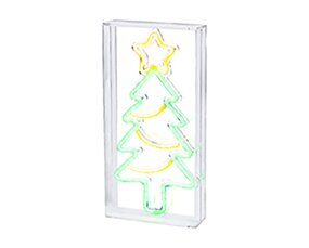 Kerstboom Neonverlichting Geel / Groen - afbeelding 3