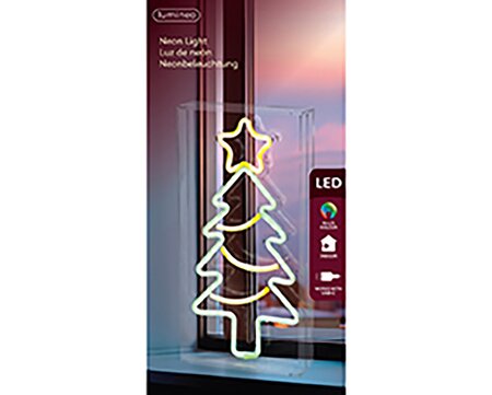 Kerstboom Neonverlichting Geel / Groen - afbeelding 2