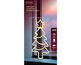 Kerstboom Neonverlichting Geel / Groen - afbeelding 2