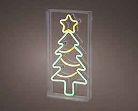 Kerstboom Neonverlichting Geel / Groen - afbeelding 3