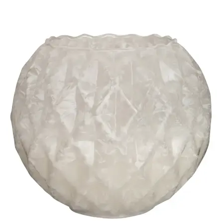 LED POTJE 'FROSTY' MET BEWEGENDE VLAM