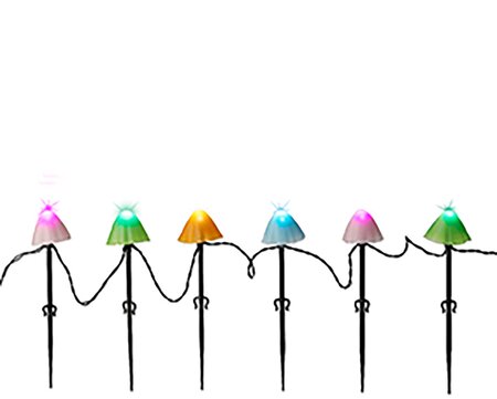 Paddenstoelen Acryl lights Multi 20 stuks - afbeelding 1