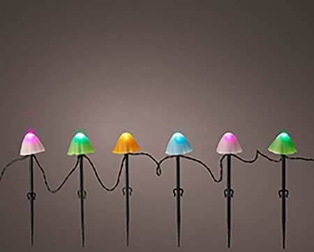 Paddenstoelen Acryl lights Multi 20 stuks - afbeelding 3