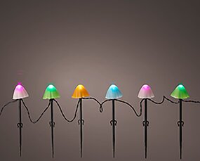 Paddenstoelen Acryl lights Multi 20 stuks - afbeelding 3