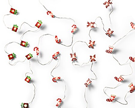 Kerstsokken lichtsnoer LED Warm wit (1,9m) - afbeelding 2