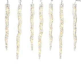 Twinkle ijspegels LED Multicolour (3,6m) - afbeelding 2