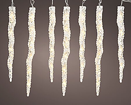 Twinkle ijspegels LED Multicolour (3,6m) - afbeelding 3