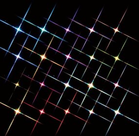 SUPER BRIGHT MULTI COLOR FLASHING LIGHT STRING, B/O (4.5V), COUNT OF 20