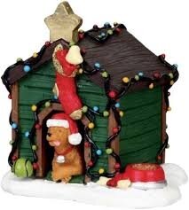 DECORATED LIGHT DOGHOUSE