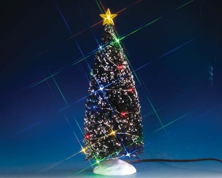 MULTI-LIGHT EVERGREEN TREE, LARGE, B/O (4.5V)