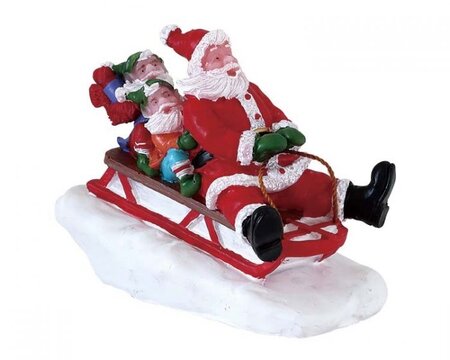 SLEDDING WITH SANTA
