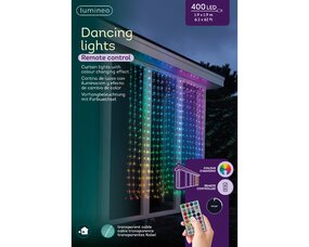 Licht gordijn pvc colour changing effects LED - afbeelding 3